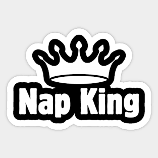 Nap King Sticker